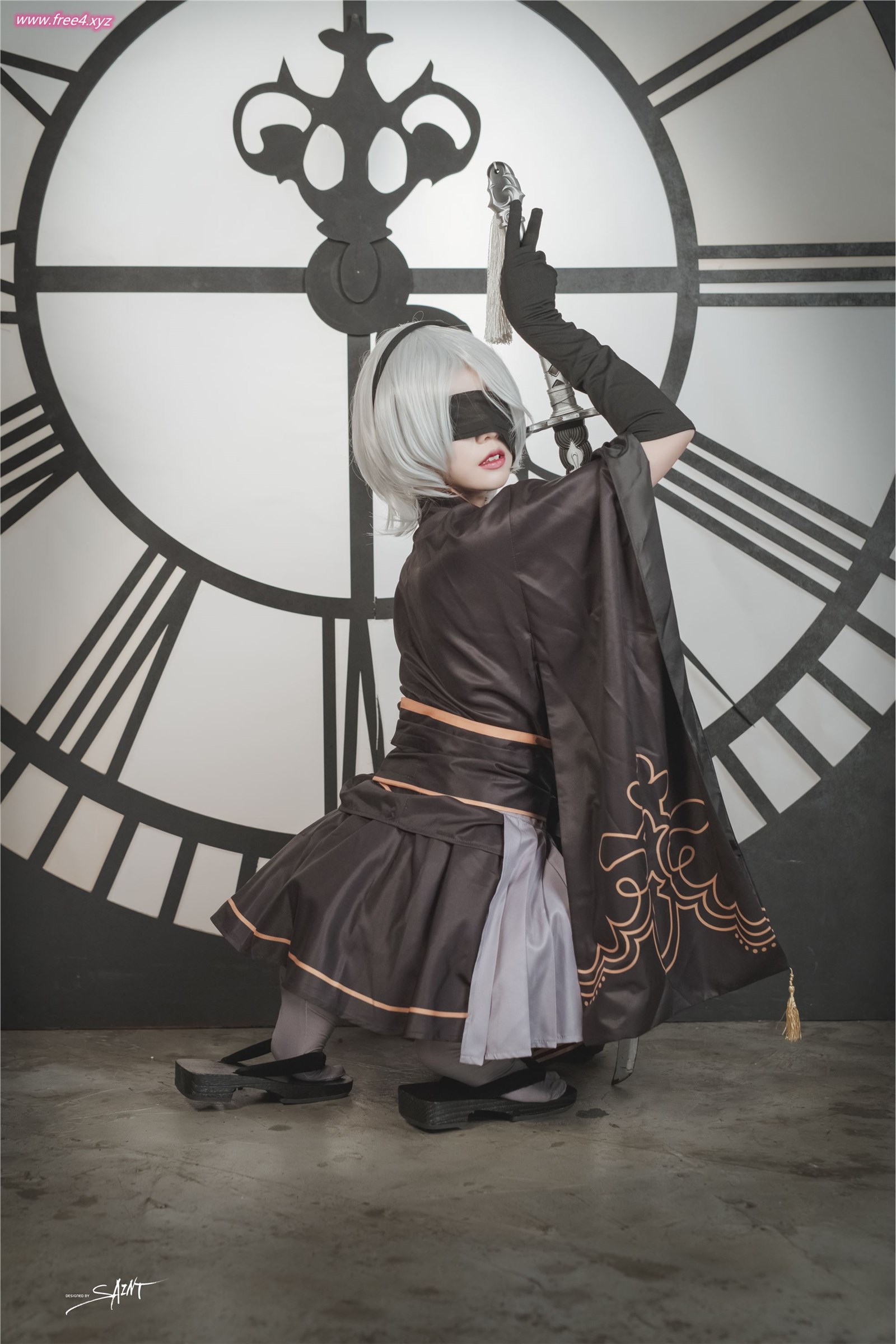 SAINT Photolife Yuna - Yuna Cos Vol.04 KDA Akali & Nier Automata 2B(28)